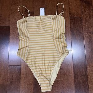 Tiger lily bathing suit gold